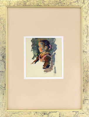 Финогенов Константин Иванович. Портрет девочки